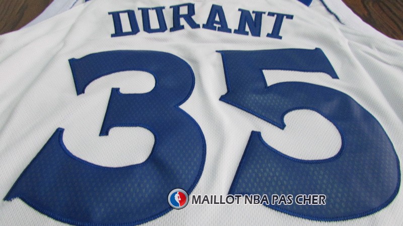 Maillot Enfant Golden State Warriors Durant 2017-18 35 Blanc